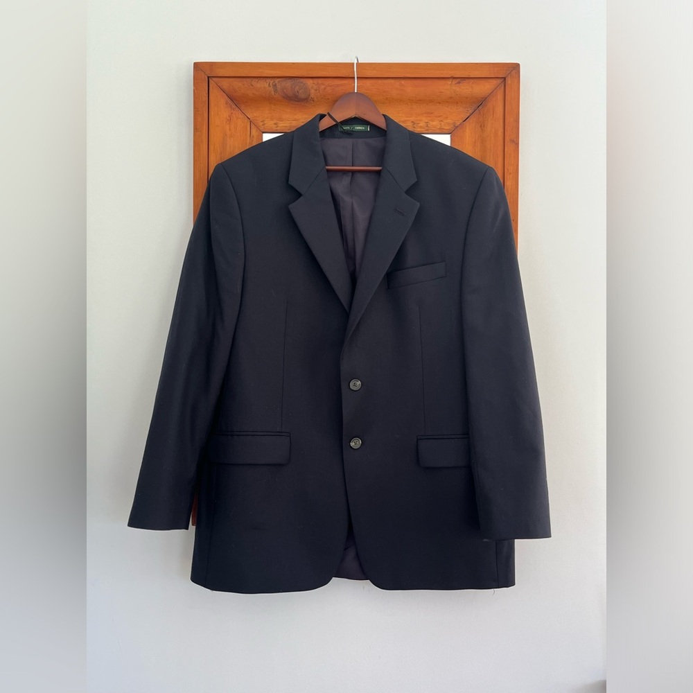 1990s Vintage Ralph Lauren Black Blazer
